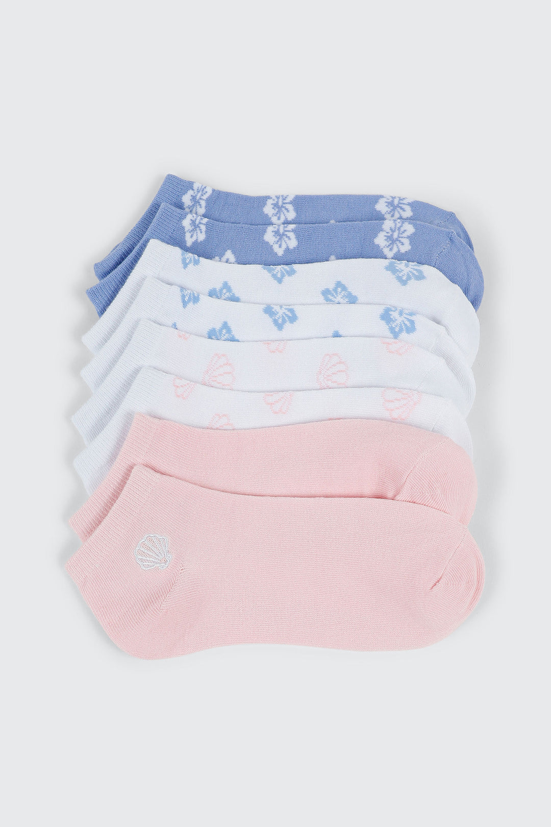 Socquettes à imprimé floral