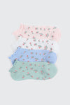 4-Pack Ruffle Ankle Socks