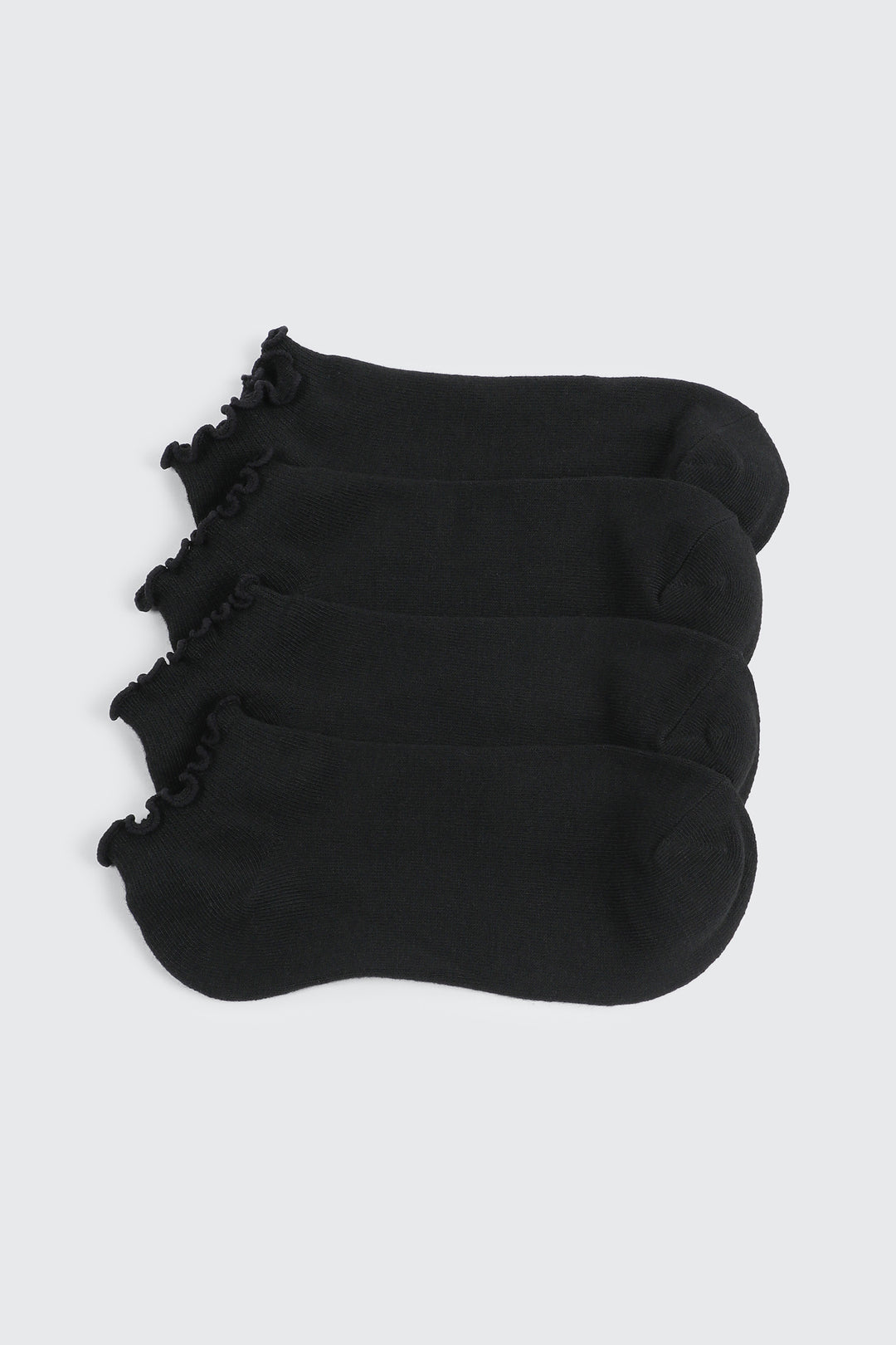 Lot de 4 paires de socquettes à volants