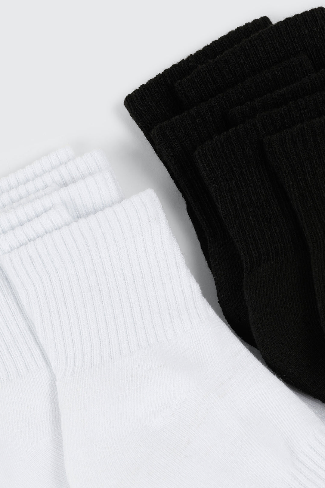 6 pack Knit Demi-Crew Socks