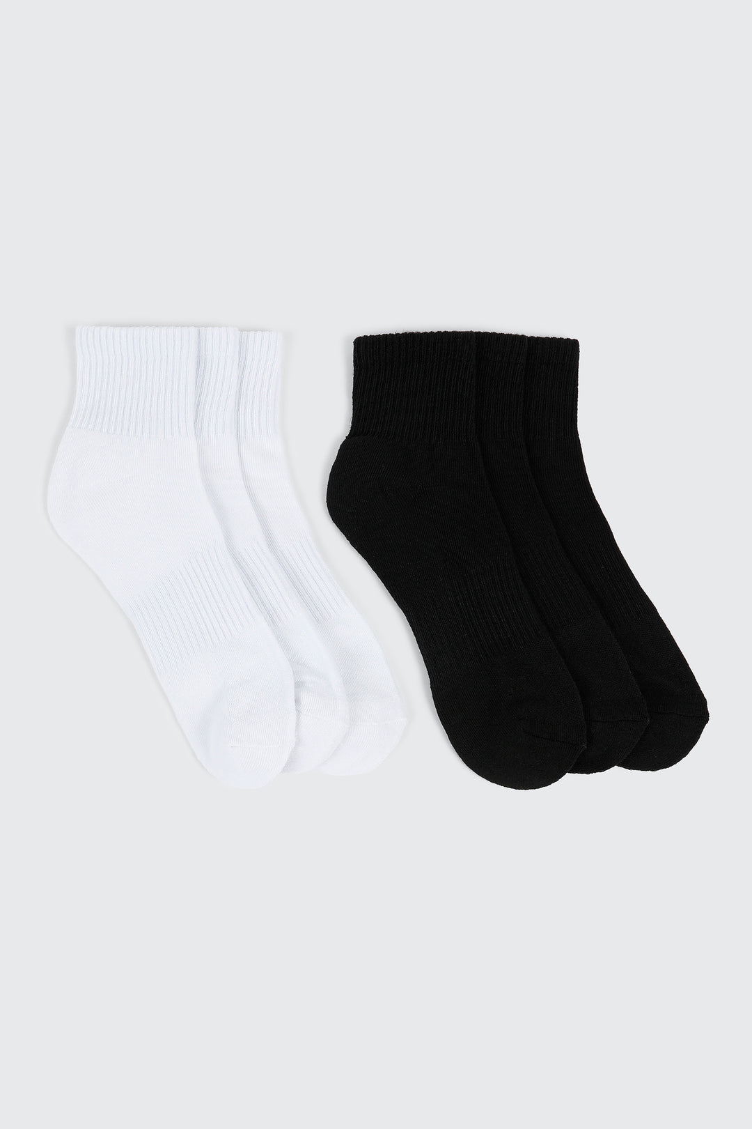 6 pack Knit Demi-Crew Socks