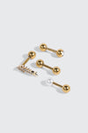 Lot de 4 perçages de cartilage