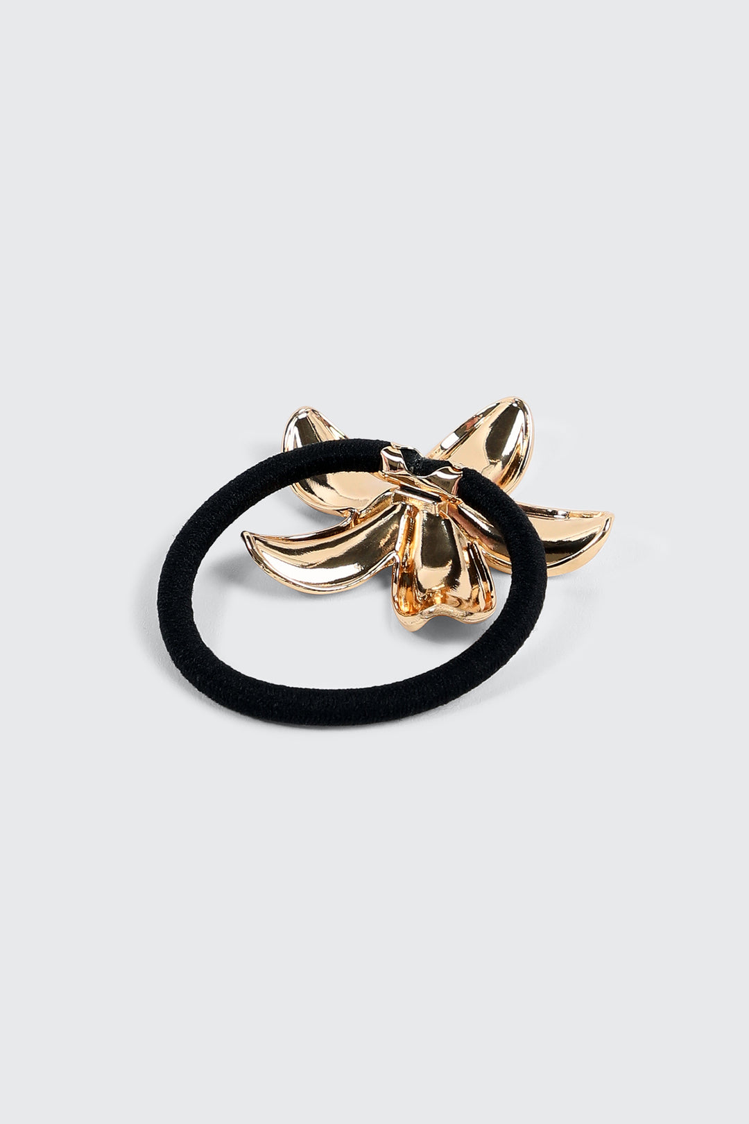 Metal Hibiscus Hair Tie