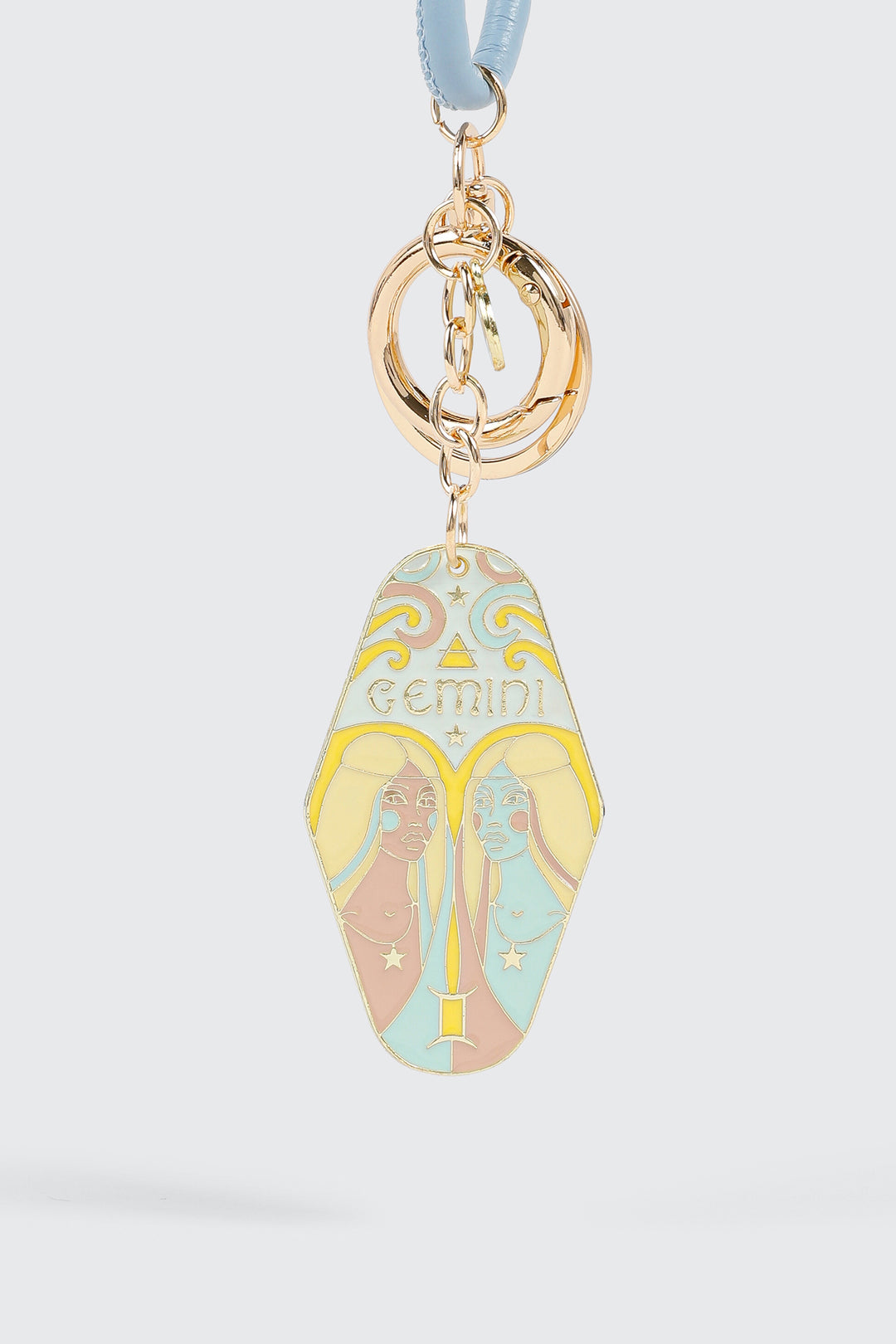 Gemini Zodiac Keychain