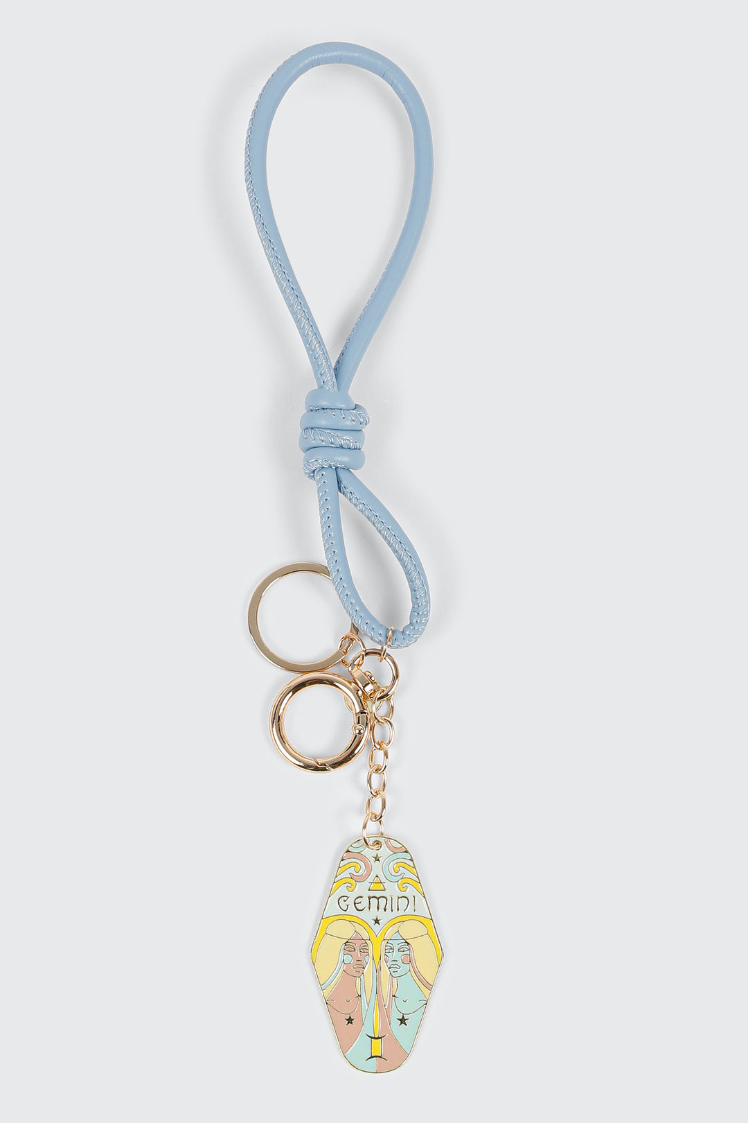 Gemini Zodiac Keychain