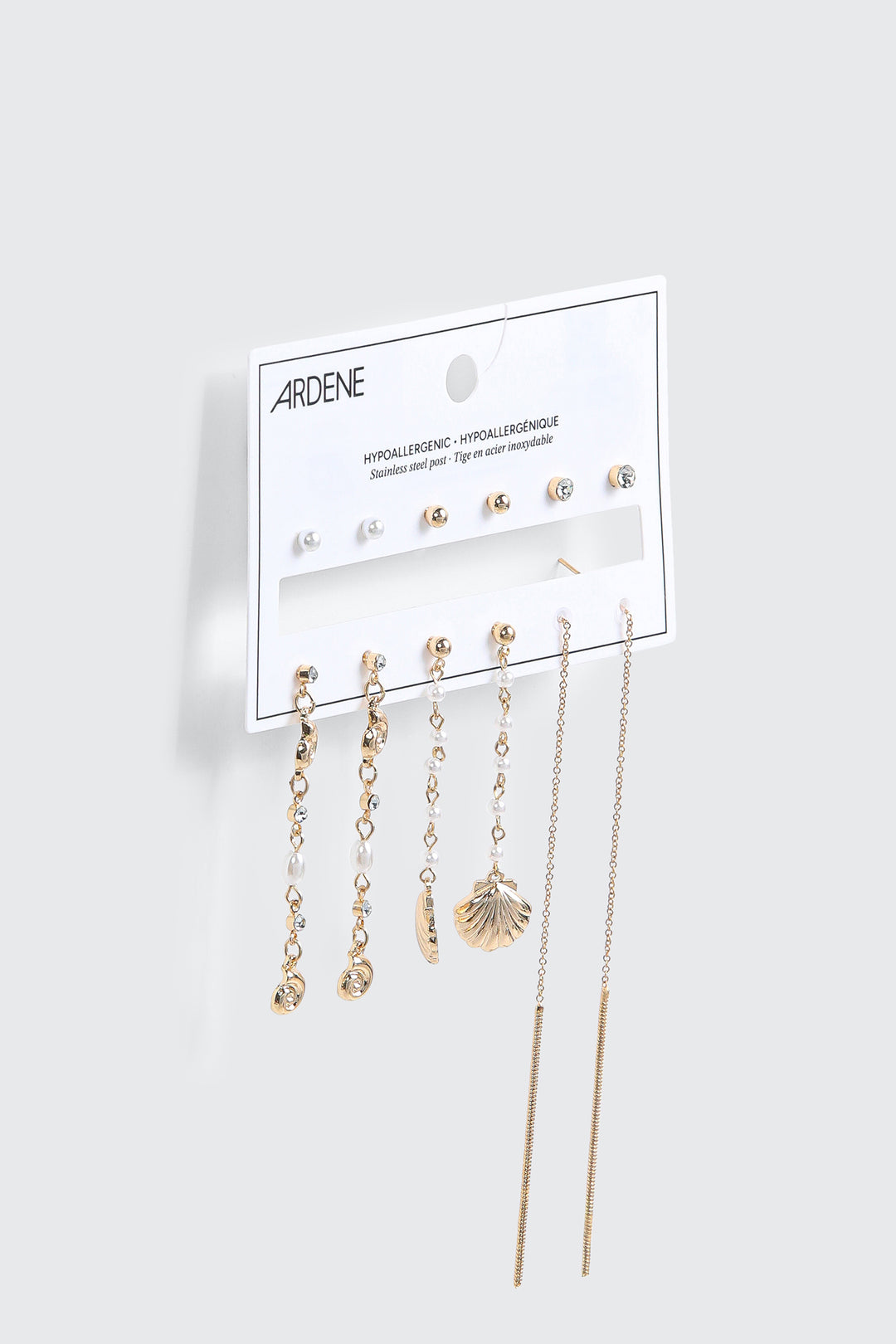 Lot de 6 paires de boucles d’oreilles à perles