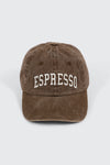 Espresso Embroidered Baseball Cap