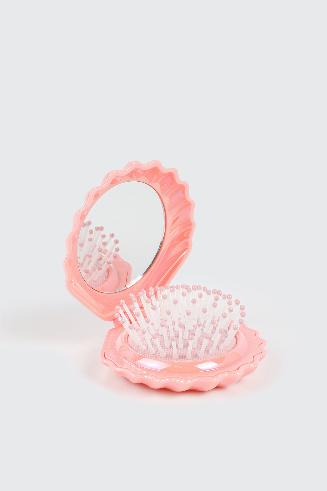 Seashell Compact Hair Brush