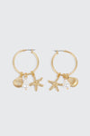 Charm Hoop Earrings