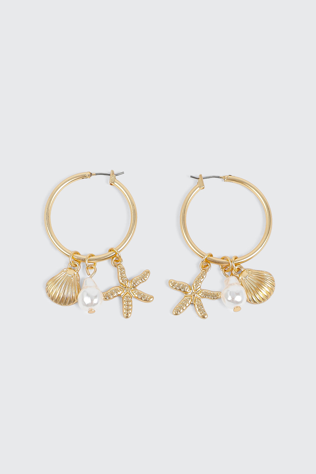 Charm Hoop Earrings