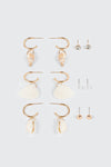 Shell Charm Earring Set