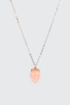 Collier pendentif fraise
