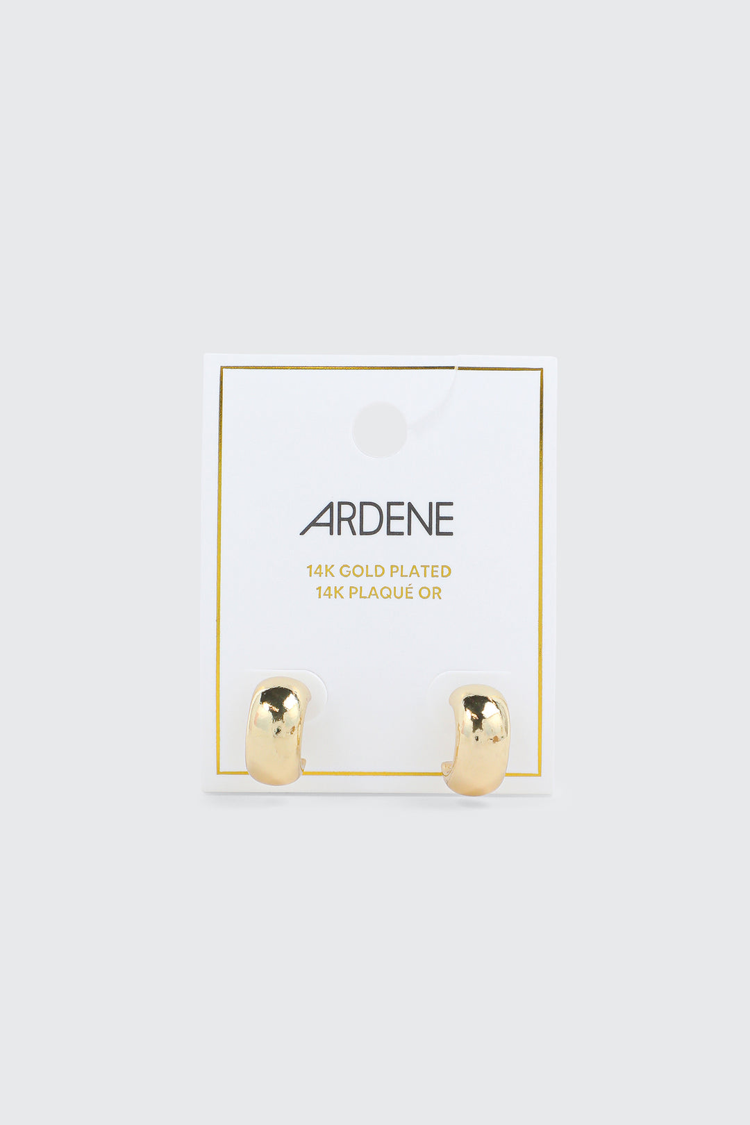 Mini anneaux plaqués or 14K