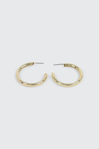 14K Gold Plated Tubular Hoops