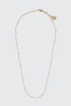 14K Gold Plated Station Necklace