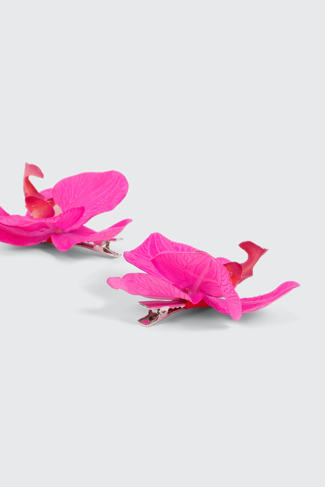 2-Pack Orchid Flower Hair Clips