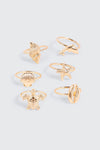 Sea Motif Ring Set