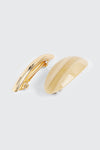 Lot de 2 barrettes dorées