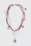 Shell Charm Layered Necklace
