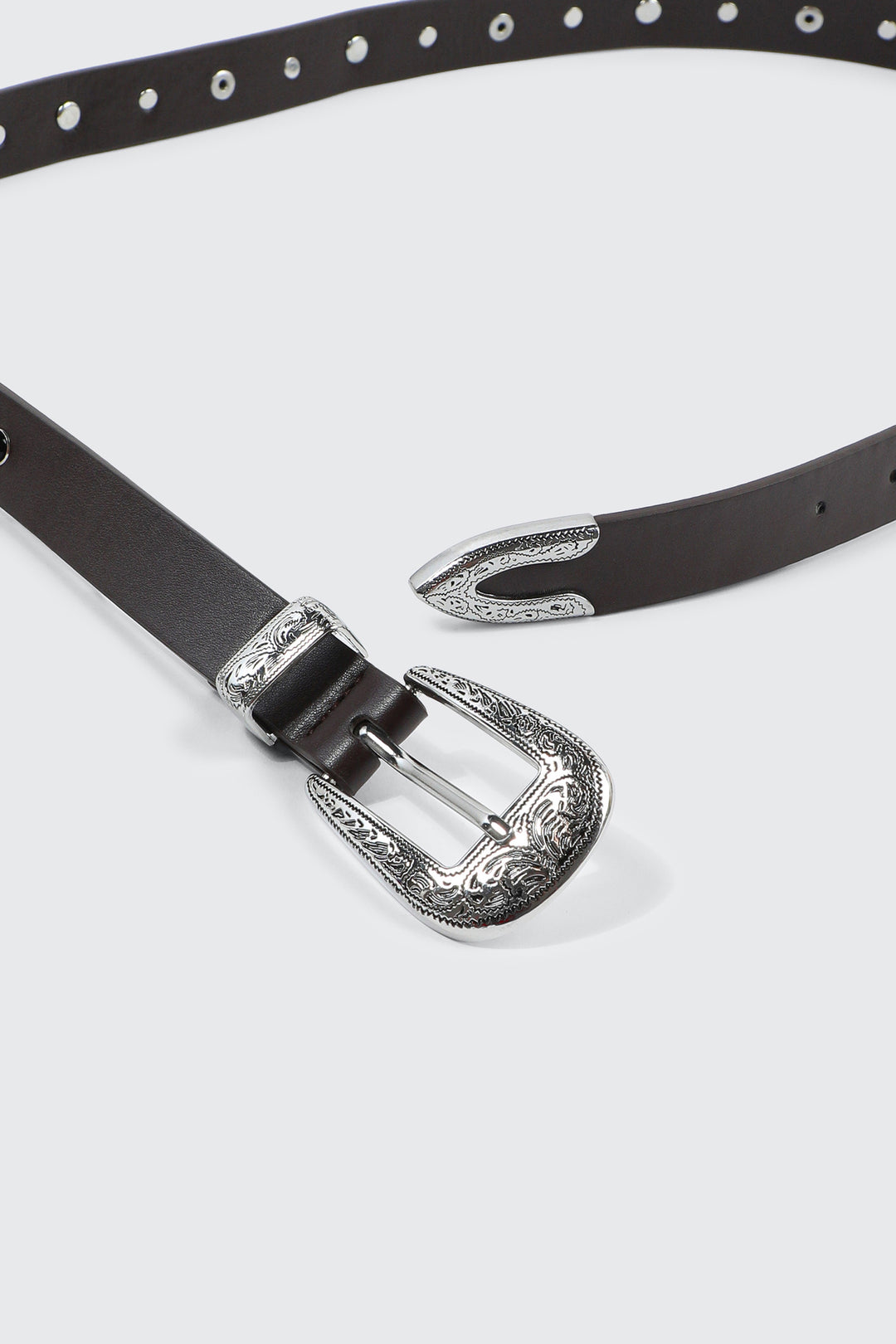 Ceinture fine cloutée style western