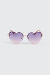 Rimless Heart Sunglasses