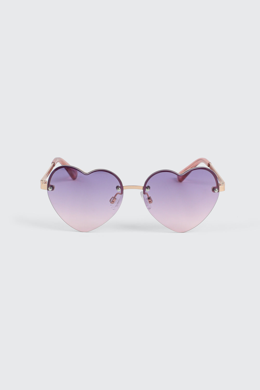 Rimless Heart Sunglasses