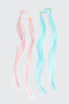 4-Pack Fake Hair Extensions