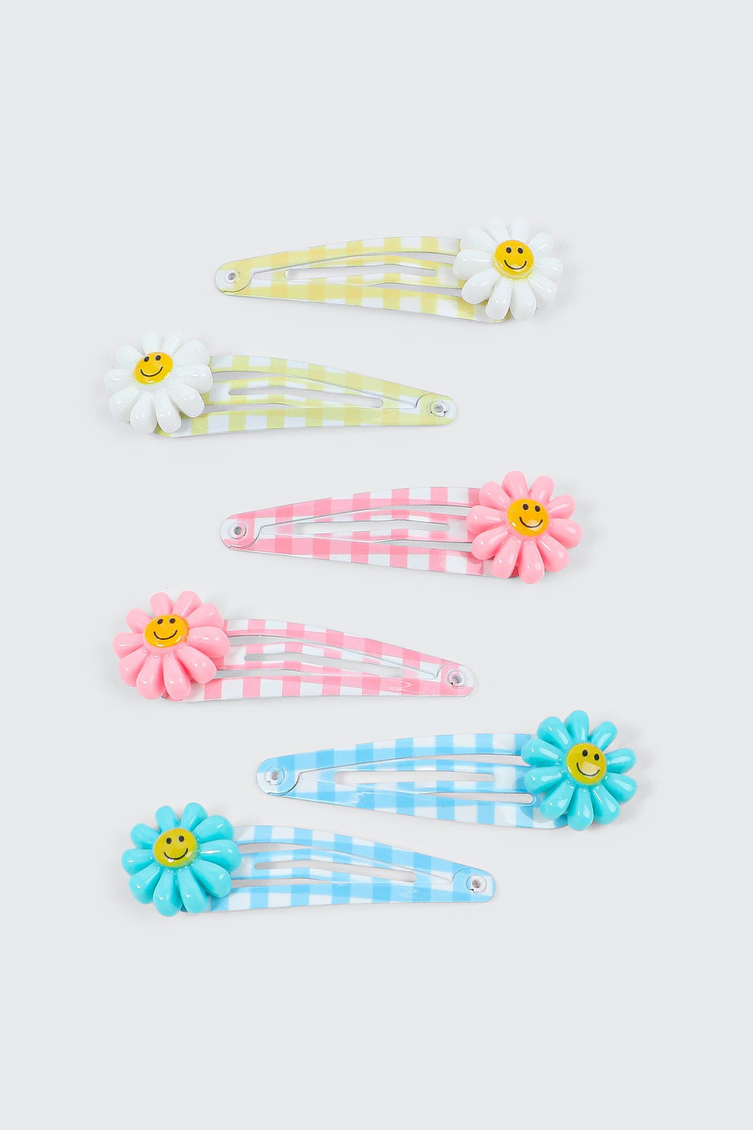 6-Pack Daisy Hair Snaps