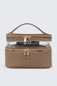 Quilted Cosmetics Bag