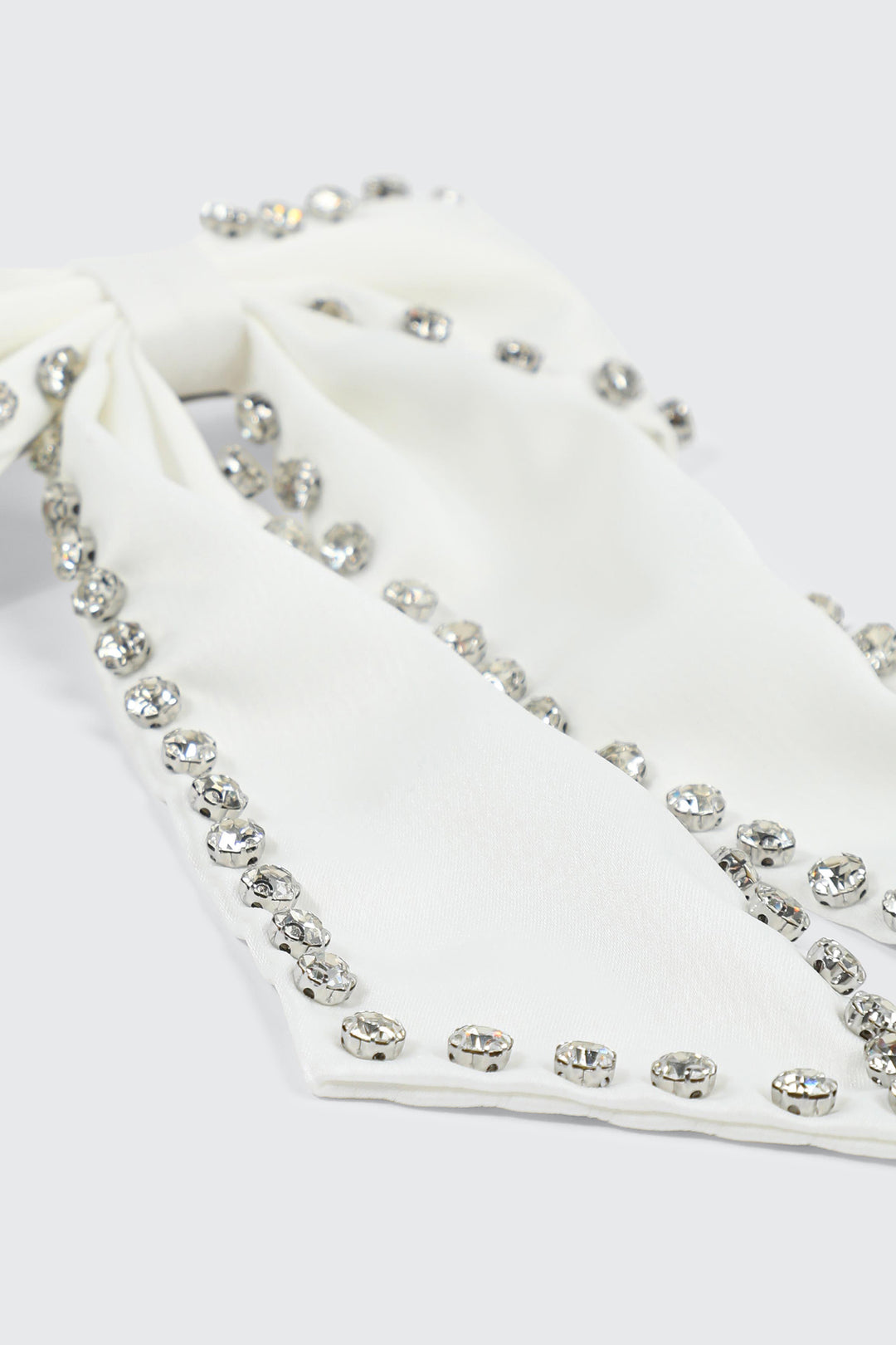 Bow Barrette with Crystals