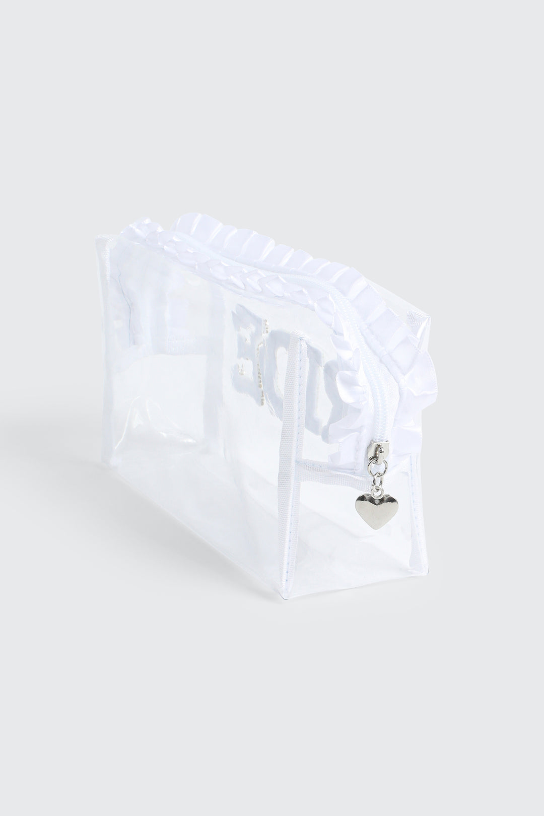 Bridal Cosmetic Bag with Pearl & Rhinestones