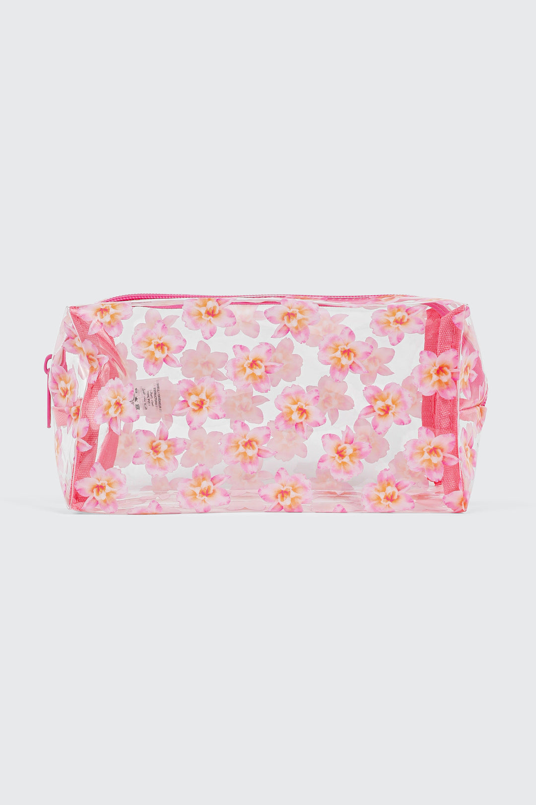 Hibiscus Print Cosmetic Bag
