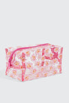 Hibiscus Print Cosmetic Bag