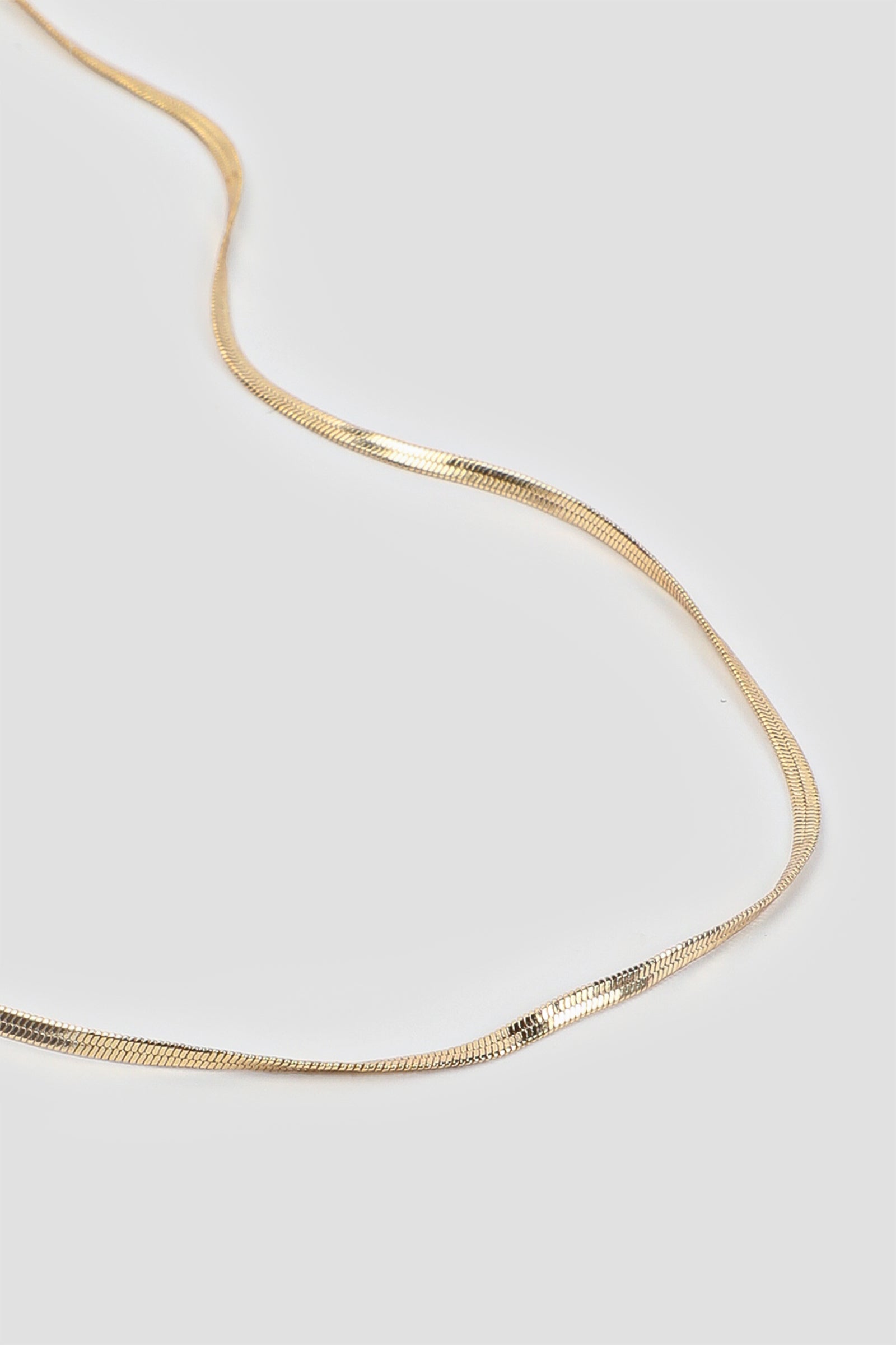 14K Gold Plated Flat Chain Necklace – Ardene