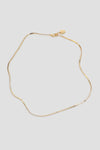 14K Gold Plated Flat Chain Necklace