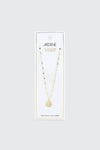 14K Gold Plated Moon & Star Necklace