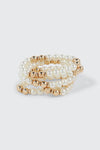 3-Pack Faux Pearl Bracelets