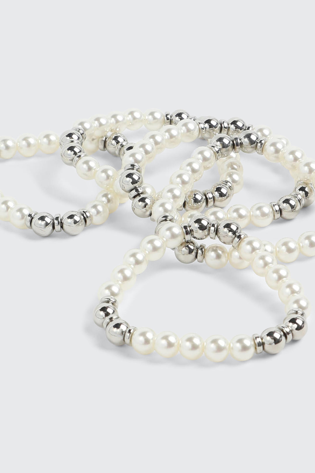 Lot de 3 bracelets en fausses perles