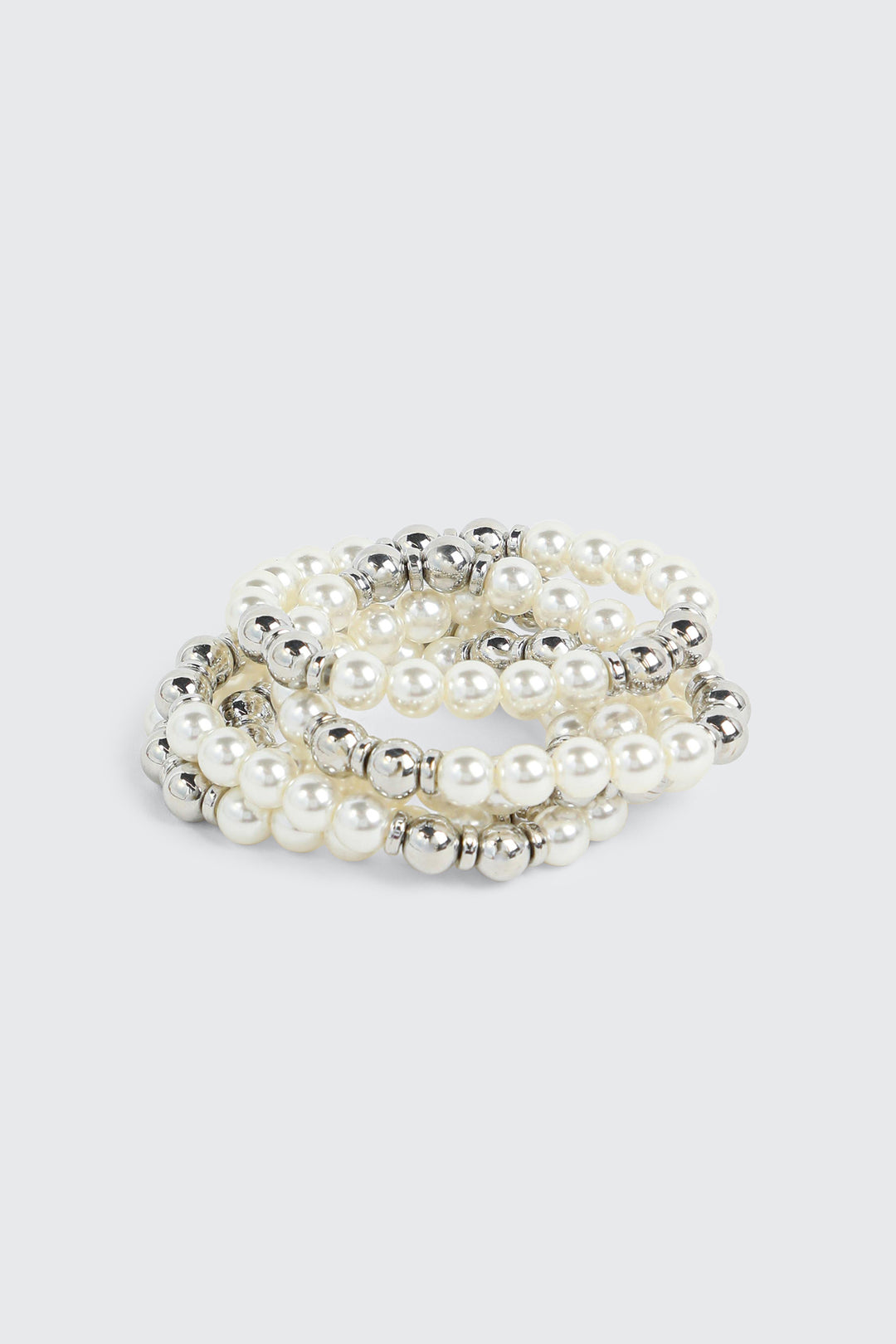 Lot de 3 bracelets en fausses perles