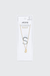 14K Gold Plated Initial S Necklace