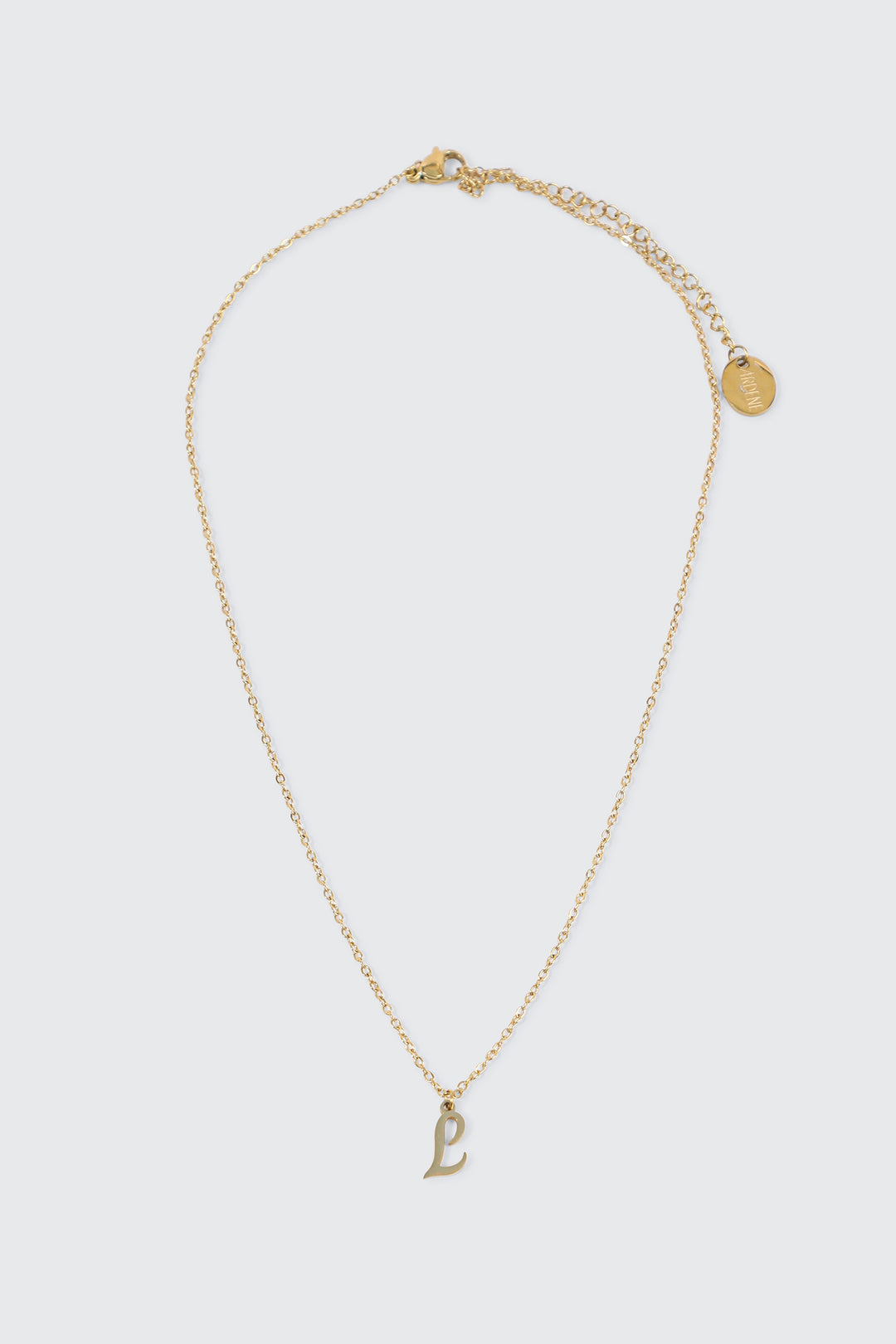 14K Gold Plated Initial L Necklace