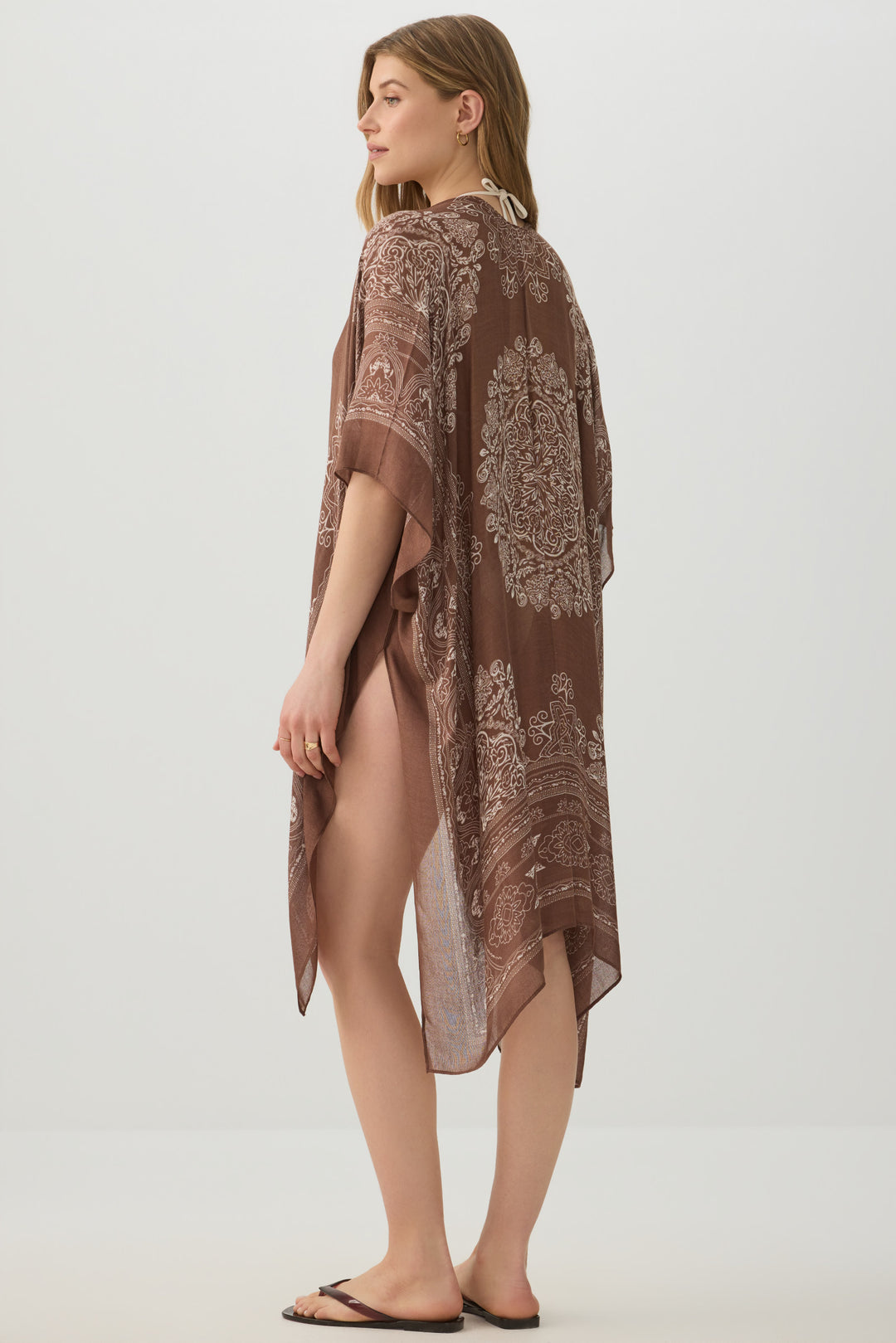 Cache-maillot motif cachemire