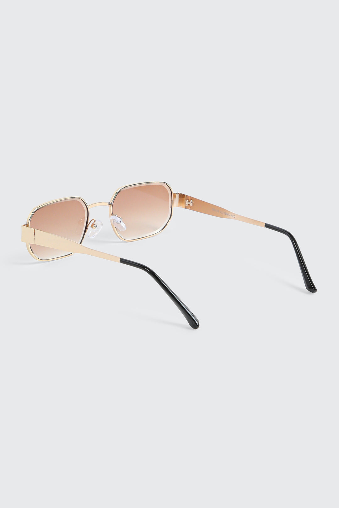Lunettes métalliques rectangulaires