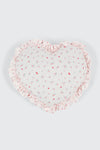 Heart Strawberry Print Pillow