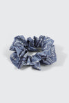 Paisley Double Ruffle Scrunchie