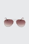 Metal Aviator Sunglasses
