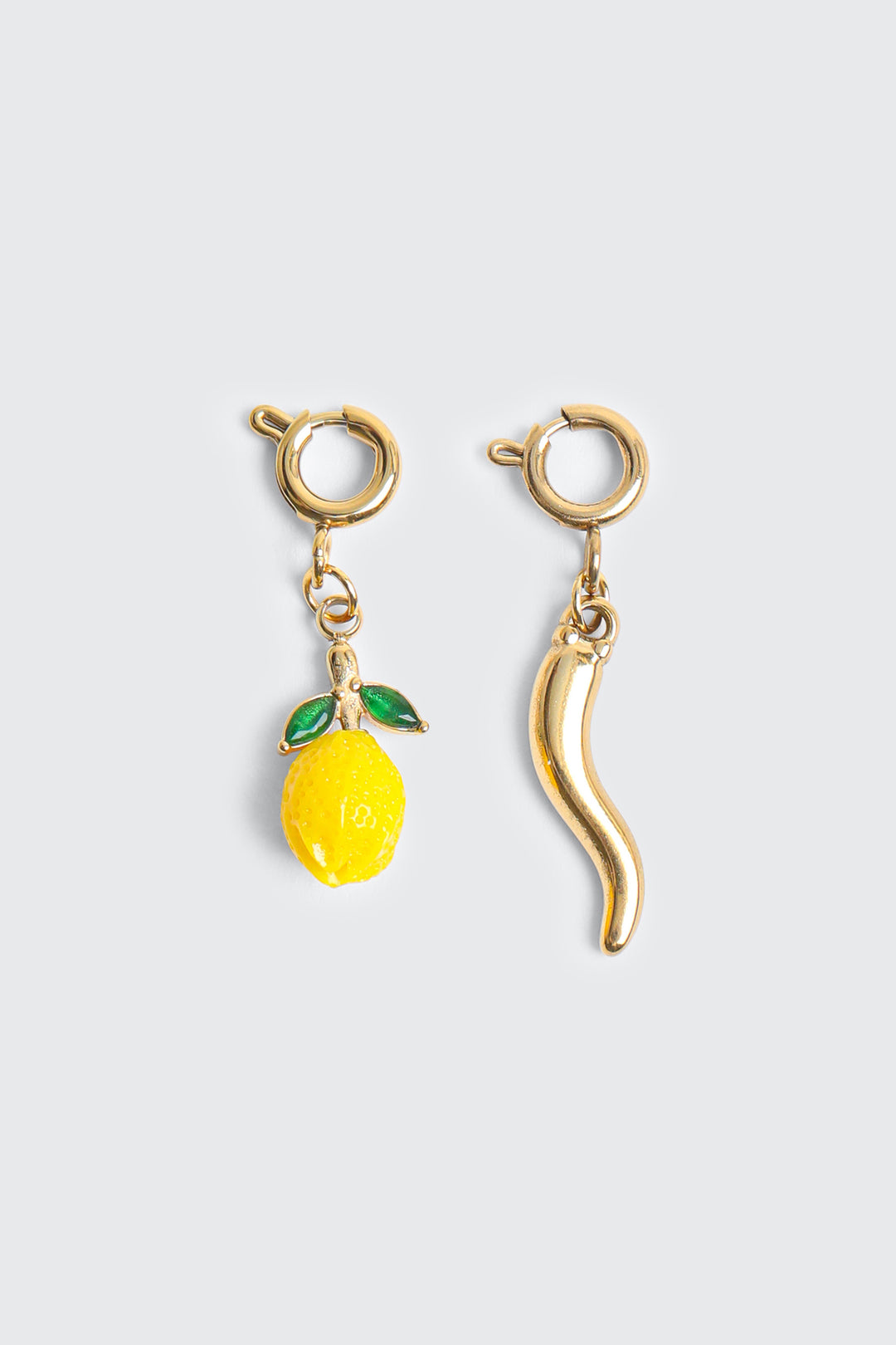 Duo de breloques pour maillot citron et corne