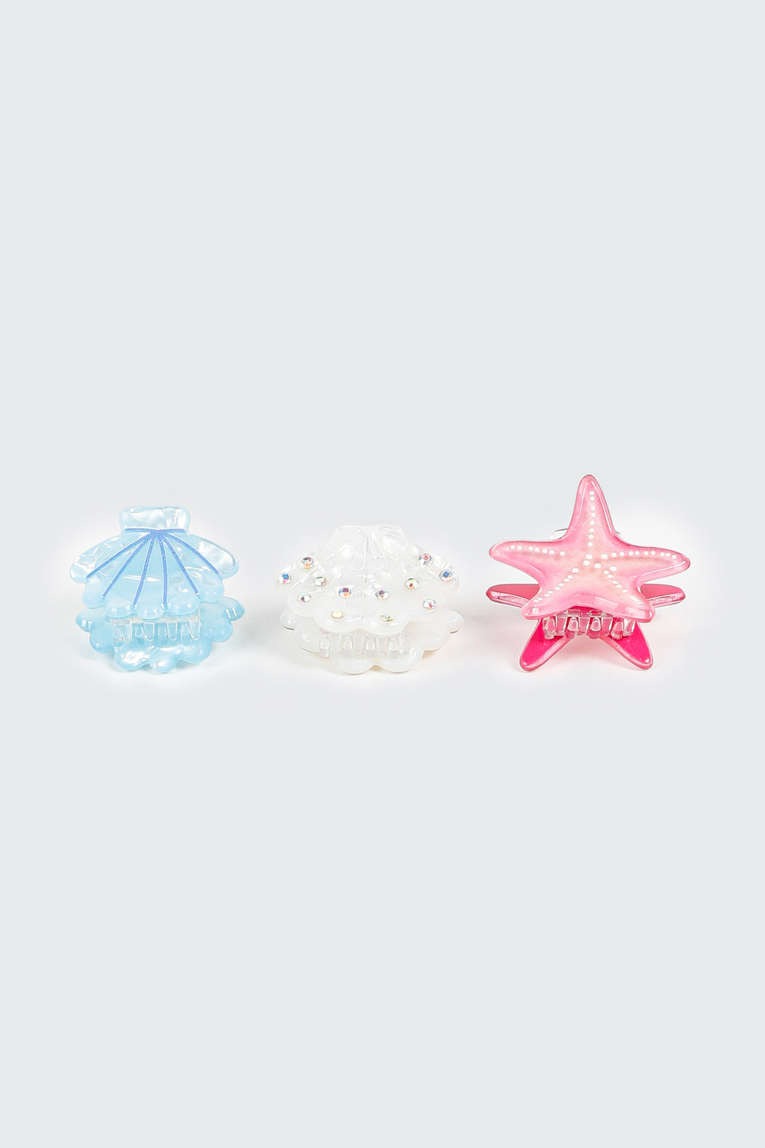 Mini Acrylic Hair Claw Set