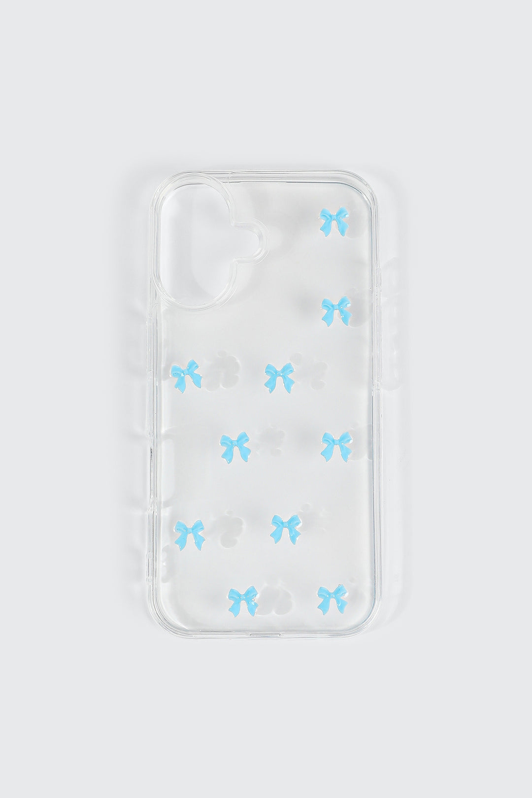 Étui de téléphone modèle 16 à boucles bleus 