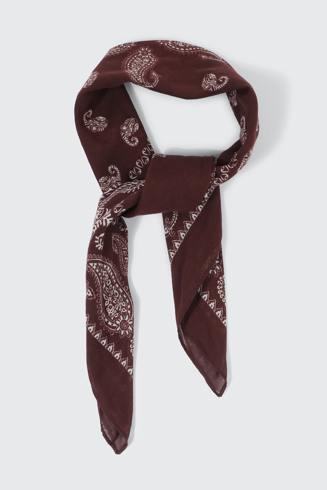 Foulard carré à motif cachemire